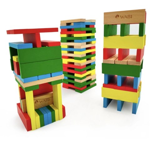 Klocki drewniane WABI Planks 8 cm - 200 szt. Wabi Klocki drewniane WABI Planks 8 cm - 200 szt. Wabi