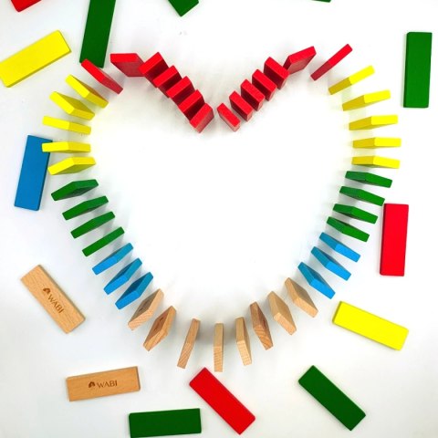 Klocki drewniane WABI Planks 8cm - 100 szt Wabi Klocki drewniane WABI Planks 8cm - 100 szt Wabi