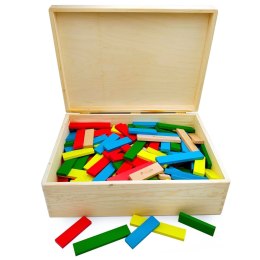 Klocki drewniane WABI Planks Edu Box [8+12 cm] - 200 szt. Wabi