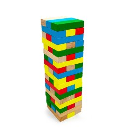 Klocki drewniane wieża WABI Tower - 54 el. Wabi