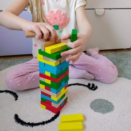 Klocki drewniane wieża WABI Tower - 54 el. Wabi