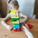 Klocki drewniane wieża WABI Tower - 54 el. Wabi