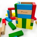 Klocki drewniane wieża WABI Tower - 54 el. Wabi