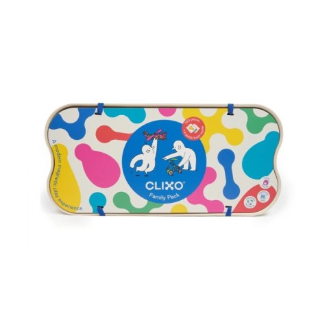 Klocki magnetyczne Clixo - Family pack - 150 el. Nefere Klocki magnetyczne Clixo - Family pack - 150 el. Nefere