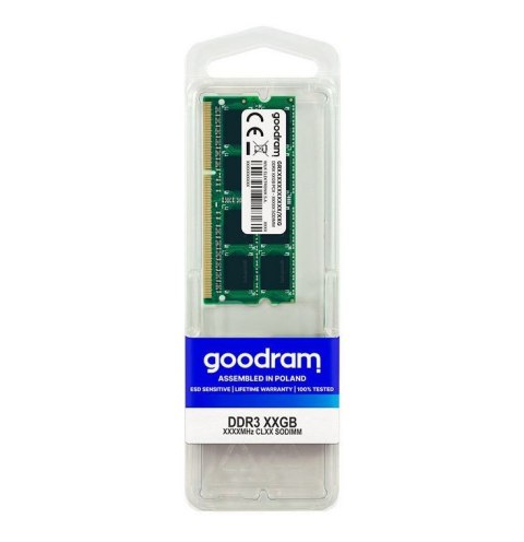 Pamięć do notebooka DDR3 SODIMM 8GB/1333 (1*8GB) CL9 Pamięć do notebooka DDR3 SODIMM 8GB/1333 (1*8GB) CL9