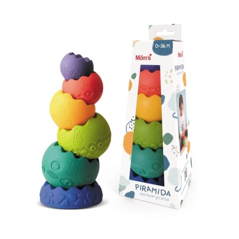 Piramida Sensoryczna - pastelowa Nefere Piramida Sensoryczna - pastelowa Nefere