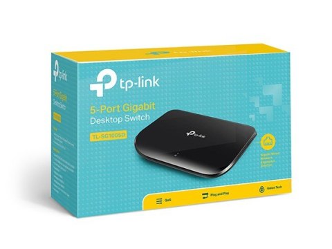 Przełącznik typu desktop, 5 portów Gb TL-SG1005D Przełącznik typu desktop, 5 portów Gb TL-SG1005D