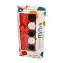 Puzzle kontrastowe - sensoryczne kółeczka XL Moms Care