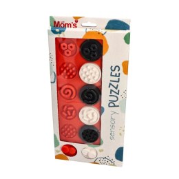 Puzzle kontrastowe - sensoryczne kółeczka XL Moms Care