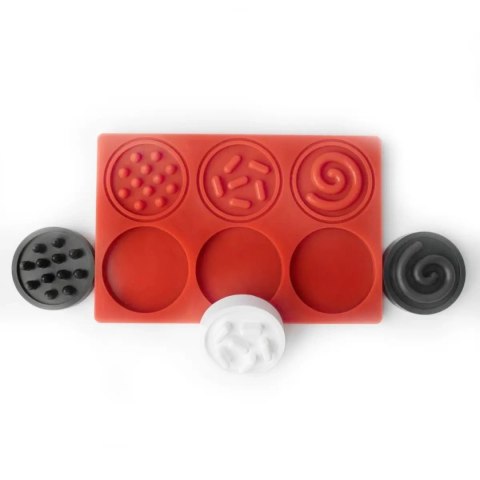 Puzzle kontrastowe - sensoryczne kółeczka Moms Care Puzzle kontrastowe - sensoryczne kółeczka Moms Care
