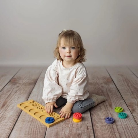 Puzzle sensoryczne kółeczka XL Moms Care Puzzle sensoryczne kółeczka XL Moms Care