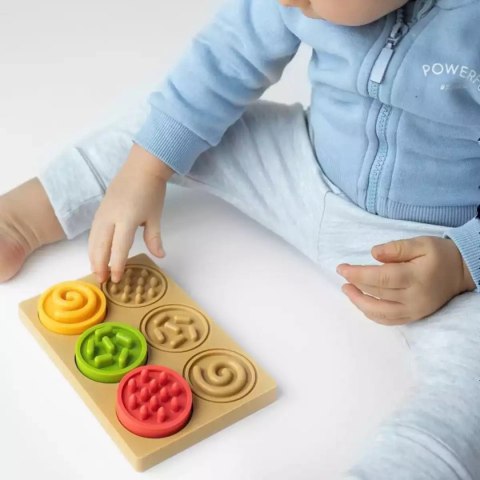 Puzzle sensoryczne kółeczka Moms Care Puzzle sensoryczne kółeczka Moms Care