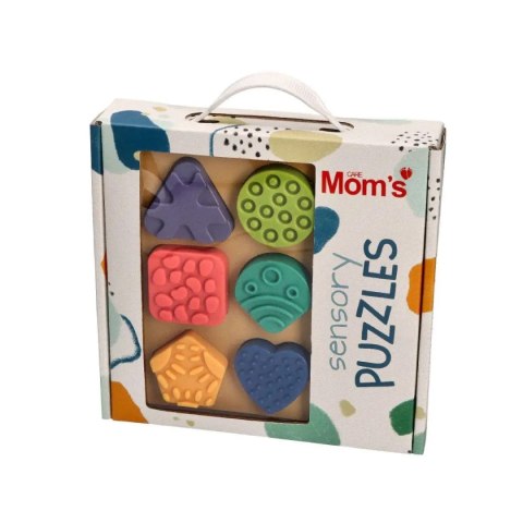 Puzzle sensoryczne - kształty Moms Care Puzzle sensoryczne - kształty Moms Care