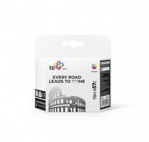Tusz do HP Nr 57 - C6657A TBH-657C Kolor ref. Tusz do HP Nr 57 - C6657A TBH-657C Kolor ref.