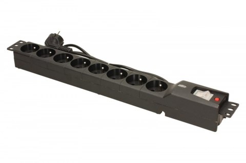Listwa przeciwprzepięciowa LXARM 810, 3L, PDU, 1,5m, czarna Listwa przeciwprzepięciowa LXARM 810, 3L, PDU, 1,5m, czarna