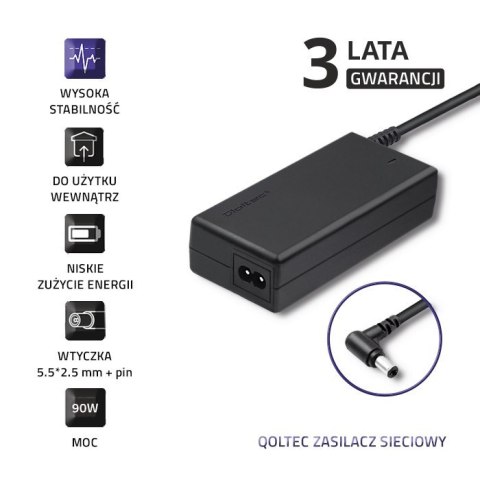 Zasilacz do Toshiba 90W | 19V | 4.74A | 5.5*2.5 Zasilacz do Toshiba 90W | 19V | 4.74A | 5.5*2.5