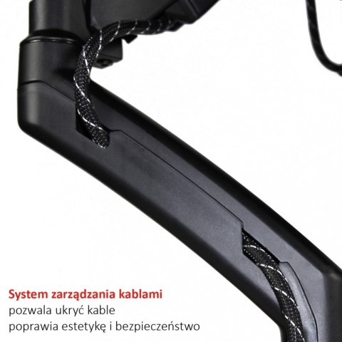 Uchwyt biurkowy na sprężynie gazowej do 1 monitora LCD/LED 13-27" L-11GD Uchwyt biurkowy na sprężynie gazowej do 1 monitora LCD/LED 13-27" L-11GD