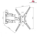 Uchwyt do telewizora lub monitora 13-65 cali MC-743 30kg