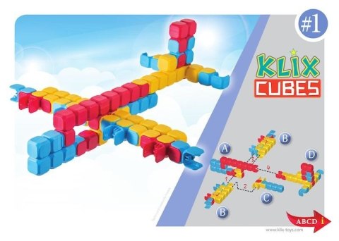Klix Cubes 150 el. - Klocki Konstrukcyjne Marka niezdefiniowana Klix Cubes 150 el. - Klocki Konstrukcyjne Marka niezdefiniowana