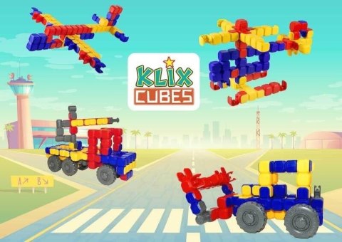 Klix Cubes 150 el. - Klocki Konstrukcyjne Marka niezdefiniowana Klix Cubes 150 el. - Klocki Konstrukcyjne Marka niezdefiniowana