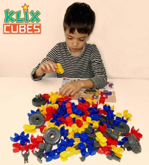 Klix Cubes 150 el. - Klocki Konstrukcyjne Marka niezdefiniowana Klix Cubes 150 el. - Klocki Konstrukcyjne Marka niezdefiniowana