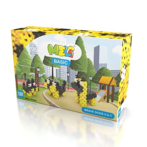 Klocki Meli Basic Brave Dogs 3w1 120 el. Meli Klocki Meli Basic Brave Dogs 3w1 120 el. Meli