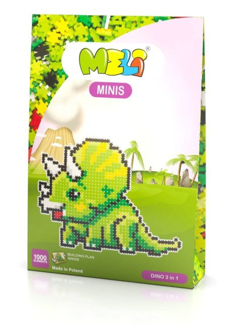 Klocki Meli Minis Dino 3w1 1000 el. Meli Klocki Meli Minis Dino 3w1 1000 el. Meli