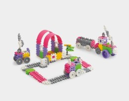 Klocki Mini Waffle Konstruktor 140 el. [Różowy] Marioinex