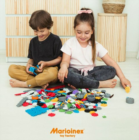 Klocki Mini Waffle Konstruktor Expert 141 el. Marioinex Klocki Mini Waffle Konstruktor Expert 141 el. Marioinex