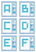 Klocki edukacyjne Little Architect - Litery i Cyfry 630 el. Little Architect