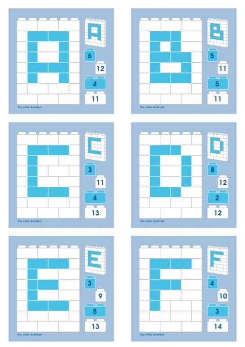 Klocki edukacyjne Little Architect - Litery i Cyfry 630 el. Little Architect Klocki edukacyjne Little Architect - Litery i Cyfry 630 el. Little Architect