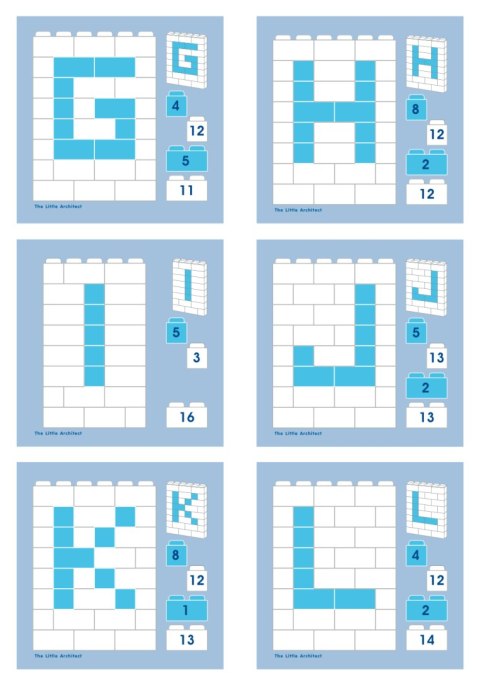 Klocki edukacyjne Little Architect - Litery i Cyfry 630 el. Little Architect Klocki edukacyjne Little Architect - Litery i Cyfry 630 el. Little Architect