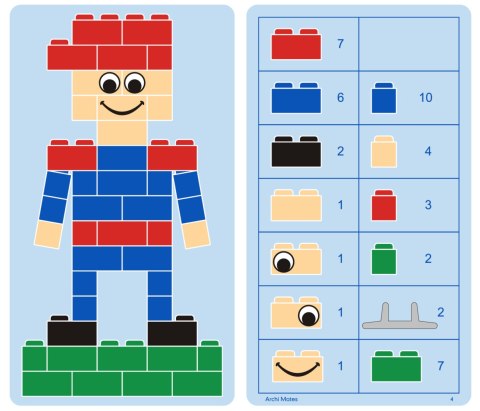 Little Architect - ArchiMates 630 el. - Klocki edukacyjne Little Architect Little Architect - ArchiMates 630 el. - Klocki edukacyjne Little Architect