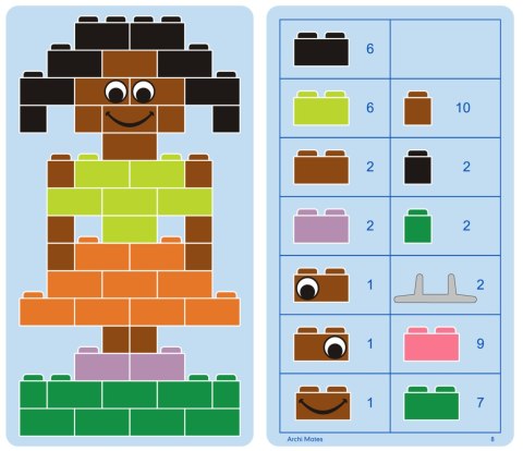 Little Architect - ArchiMates 630 el. - Klocki edukacyjne Little Architect Little Architect - ArchiMates 630 el. - Klocki edukacyjne Little Architect