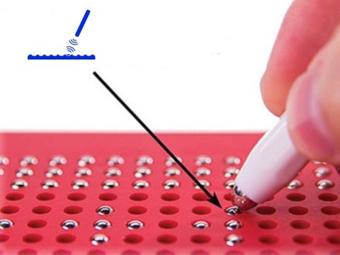 Magnetyczny rysik do tablic MagPad [niebieski] Klocki.edu.pl