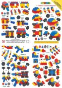 Morphun 7 Pojazdów 80 el. - Klocki konstrukcyjne Morphun