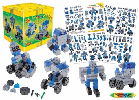 Morphun 7 Robotów 80 el. - Klocki konstrukcyjne Morphun Morphun 7 Robotów 80 el. - Klocki konstrukcyjne Morphun