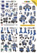 Morphun 7 Robotów 80 el. - Klocki konstrukcyjne Morphun