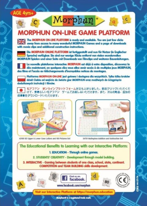 Morphun Advanced Xtra 500 el. - Klocki konstrukcyjne Morphun Morphun Advanced Xtra 500 el. - Klocki konstrukcyjne Morphun