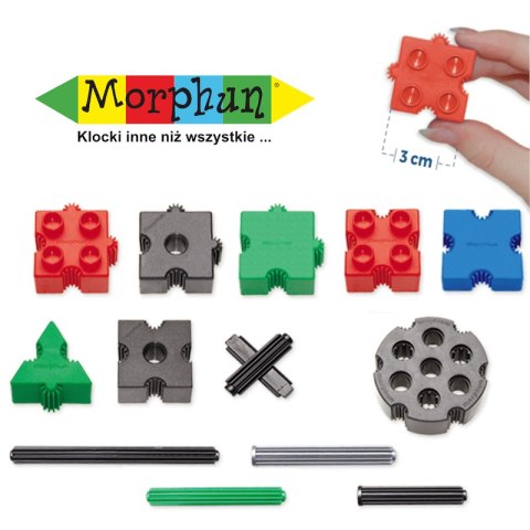 Morphun Junior 500 el. - Klocki konstrukcyjne Morphun Morphun Junior 500 el. - Klocki konstrukcyjne Morphun