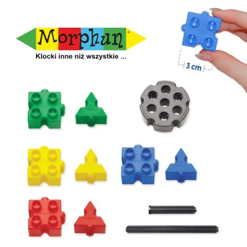 Morphun Konstrukcje 200 el. - Klocki konstrukcyjne Morphun Morphun Konstrukcje 200 el. - Klocki konstrukcyjne Morphun