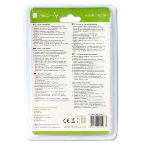 Czytnik USB 2.0 Kart / Smart Card biały Czytnik USB 2.0 Kart / Smart Card biały