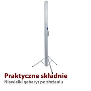 Ekran ręczny na statywie 4:3 120" 244x183cm TS-120 4:3 Ekran ręczny na statywie 4:3 120" 244x183cm TS-120 4:3