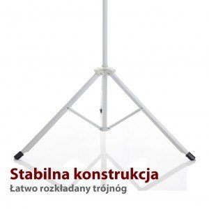 Ekran ręczny na statywie 4:3 120" 244x183cm TS-120 4:3 Ekran ręczny na statywie 4:3 120" 244x183cm TS-120 4:3