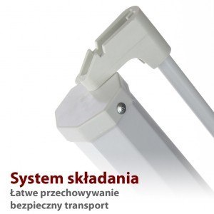 Ekran ręczny na statywie 4:3 120" 244x183cm TS-120 4:3 Ekran ręczny na statywie 4:3 120" 244x183cm TS-120 4:3