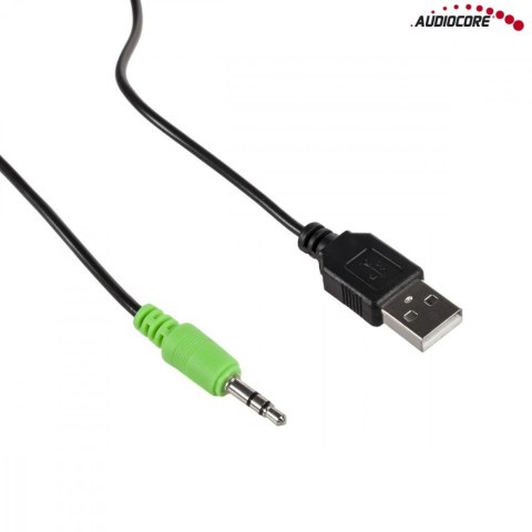 Głośniki komputerowe 6W AC805 USB Black Głośniki komputerowe 6W AC805 USB Black