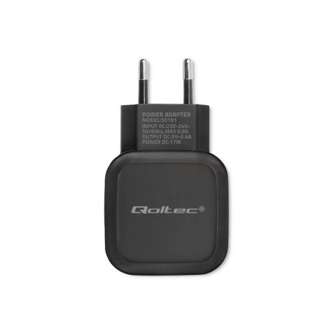 Ładowarka sieciowa 17W | 5V | 3.4A | 3xUSB Ładowarka sieciowa 17W | 5V | 3.4A | 3xUSB