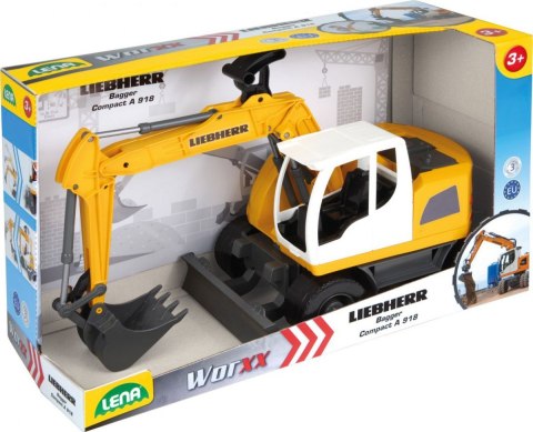 Lena Worxx Koparka Liebherr 48 cm w pudełku Lena Worxx Koparka Liebherr 48 cm w pudełku