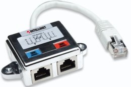 Rozdzielacz RJ45x2 ekranowany