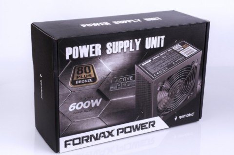 Zasilacz ATX 80+Bronze 600W aktywne PFC, 12cm wentylator Zasilacz ATX 80+Bronze 600W aktywne PFC, 12cm wentylator